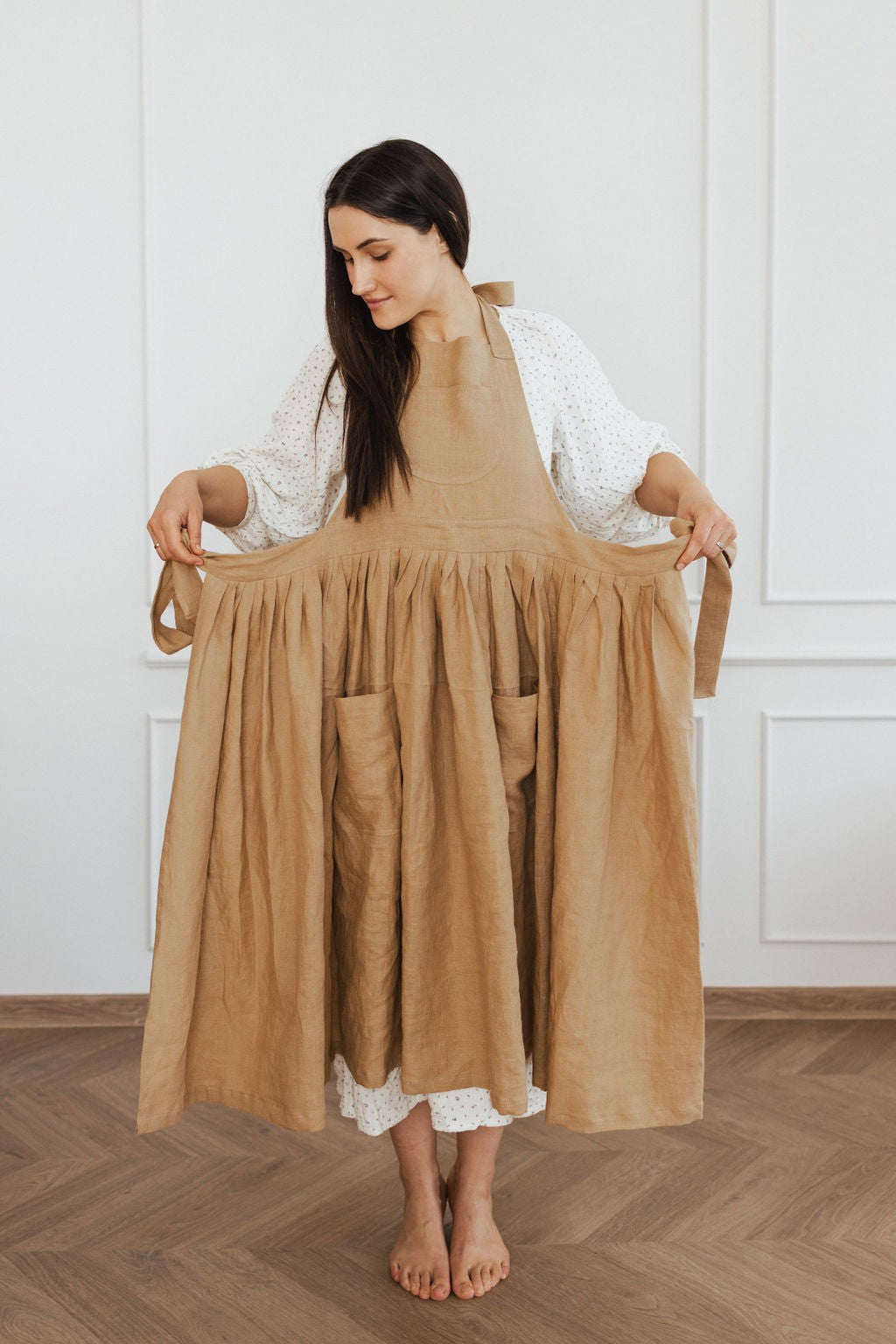 Linen Retro Apron